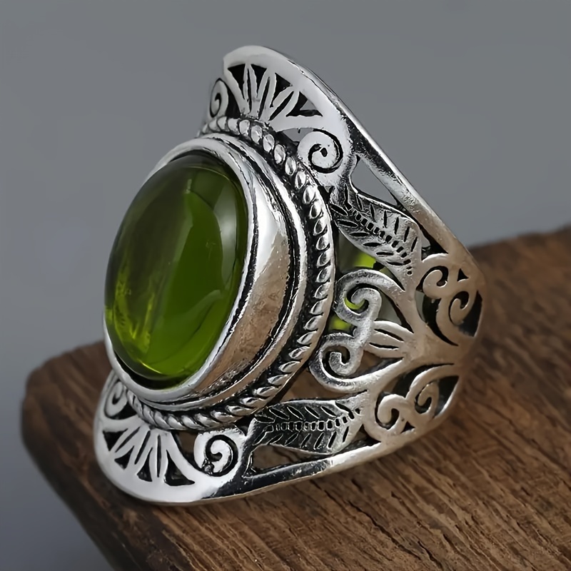 Fashionable Creative Niche Hollow Bohemian Style Engagement Ring